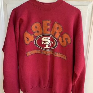 VINTAGE NINERS CREWNECK SWEATER LARGE